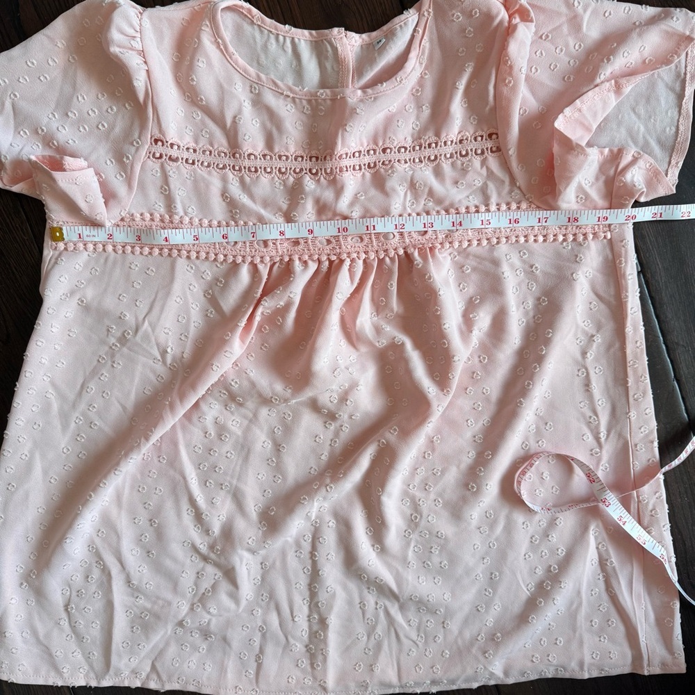 Pink Eyelet Blouse - Picture 6 of 6